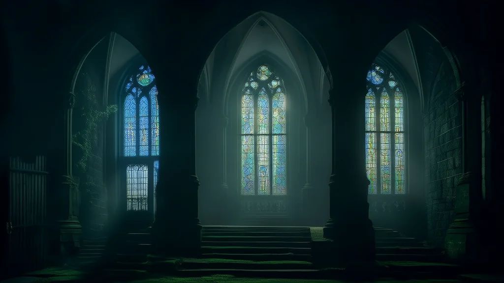 Whispers in the Mist: The Forgotten Library of Hollowbrook and the Shadows That Never Leave - Weird Tales Illustration