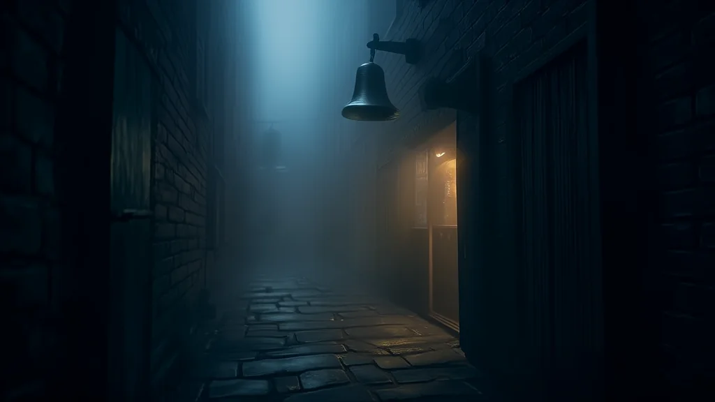 The Whispering Shop at the End of the Crooked Lane and the Woman Who Never Came Back - Weird Tales Illustration