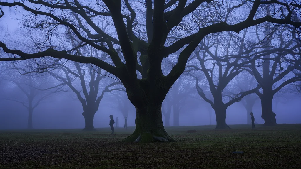 Whispers in the Forest: The Vanishing Children of Hollowbrook - Weird Tales Illustration