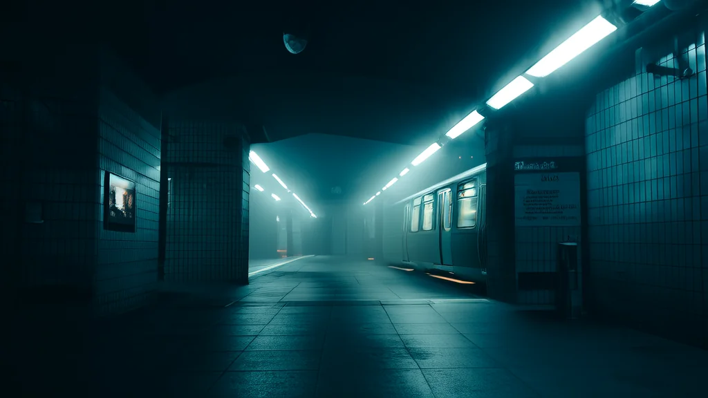 末班车上的未知站 - Weird Tales Illustration