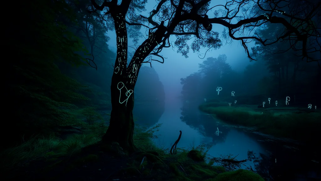 Whispers of Black Hollow: The Children Who Returned with Ancient Marks - Weird Tales Illustration