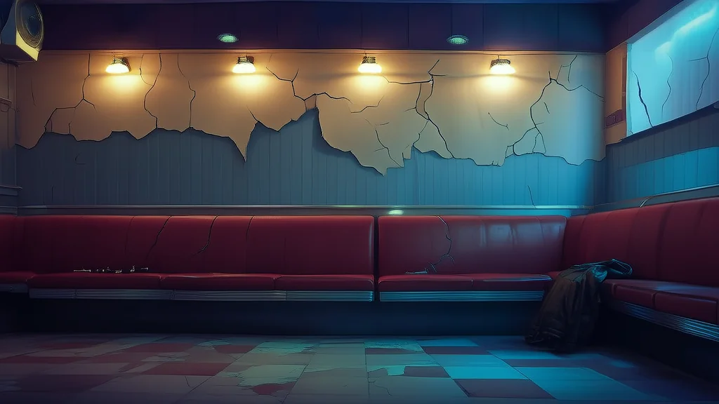 The Man Who Stared at the Peeling Wall Every Morning - Weird Tales Illustration