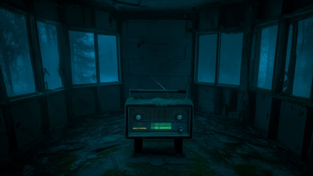 1947年的低语：消失的气象站与艾琳的呼唤 - Weird Tales Illustration