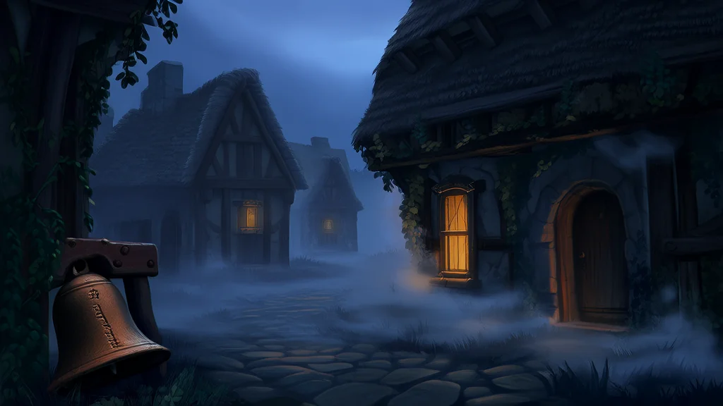 The Whispering Bell of Hollowbrook and the Silence That Followed - Weird Tales Illustration