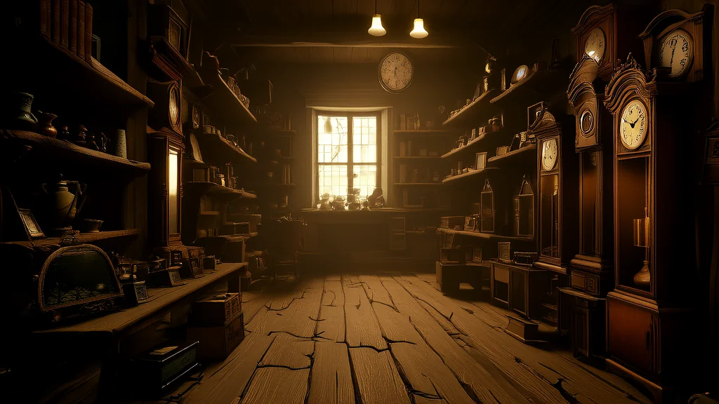 时间裂隙里的三点十五分 - Weird Tales Illustration