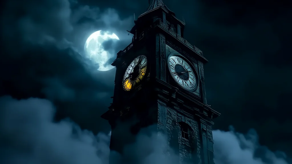 月圆钟声响起时，她拍下了诡异的一幕 - Weird Tales Illustration