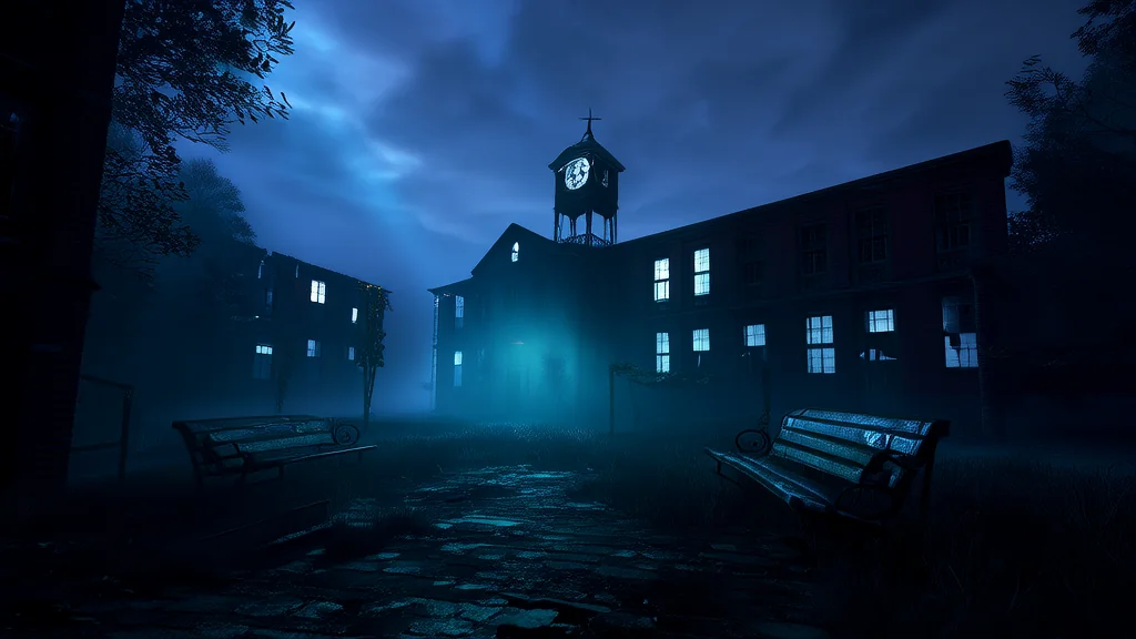 Whispers in the Walls: The Secret of the Forgotten High School and the Girl Who Never Left - Weird Tales Illustration