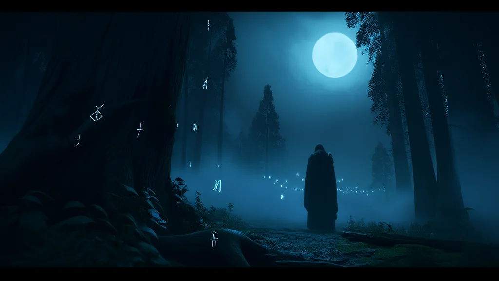 The Man Without a Name and the Dreams That Would Not Let Him Go - Weird Tales Illustration