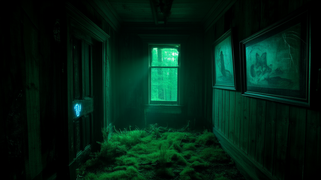 月圆之夜，符号低语 - Weird Tales Illustration