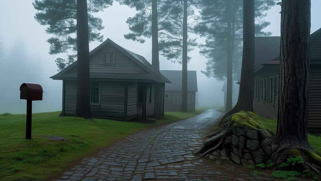 The Silent Postman and the Vanishing of Elmsworth - Weird Tales Illustration