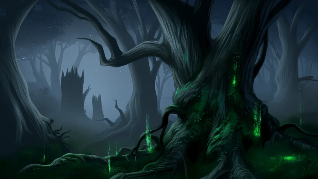 Whispers in the Woods: The Strange Tale of Elias Vane and the Creatures Beyond Taxonomy - Weird Tales Illustration