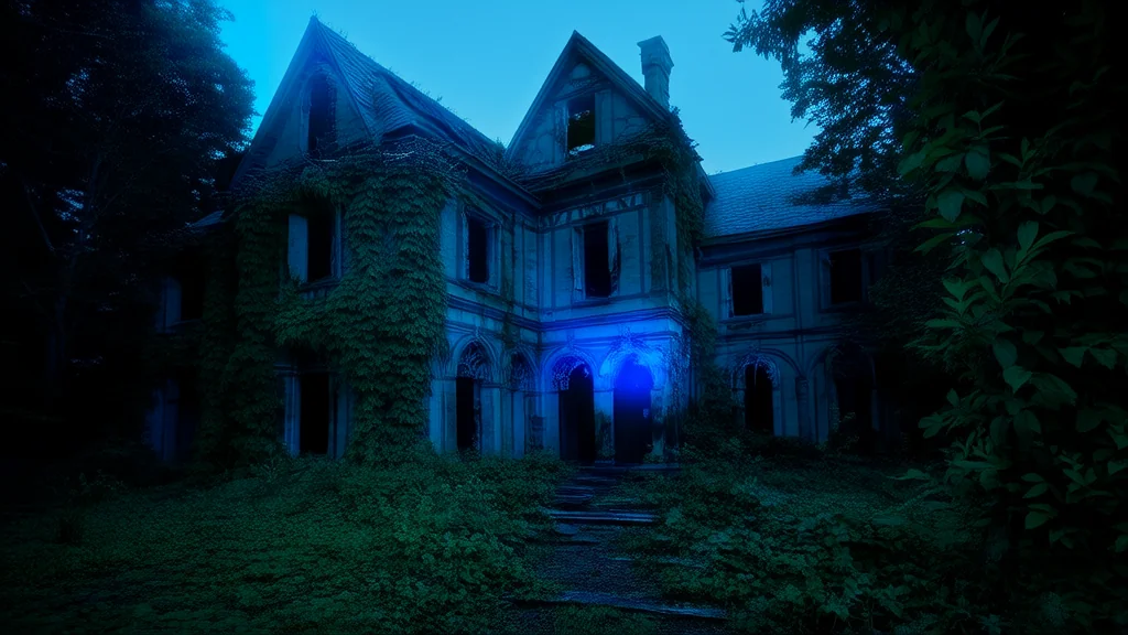 影楼谜踪：消失的建筑师与低语的楼影 - Weird Tales Illustration