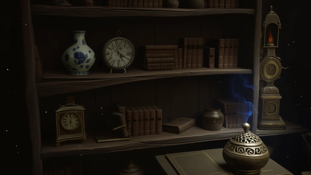 永宁香炉引幽梦，影随人行夜难安 - Weird Tales Illustration