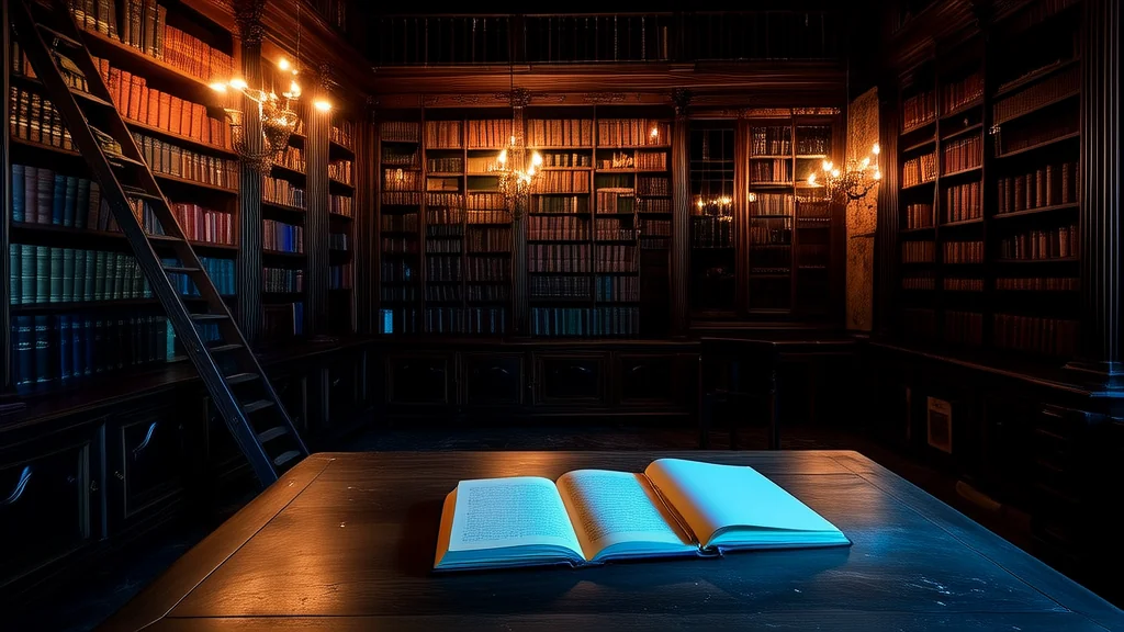 深夜图书馆的1947之谜 - Weird Tales Illustration