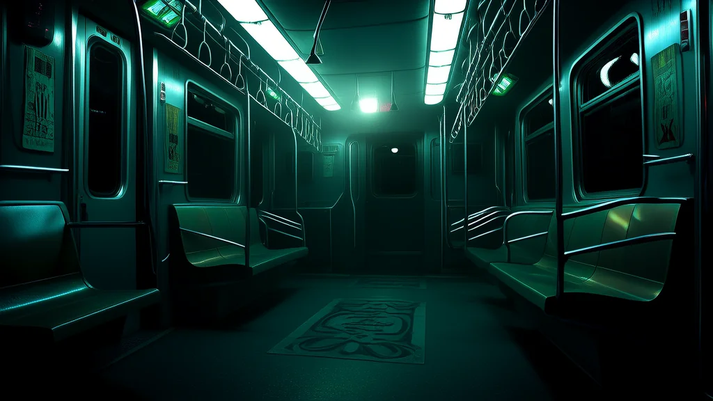 末班车上的守夜人 - Weird Tales Illustration