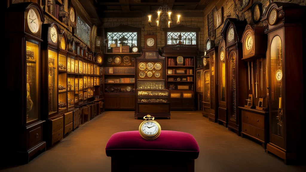 被诅咒的怀表：时间背后的秘密 - Weird Tales Illustration