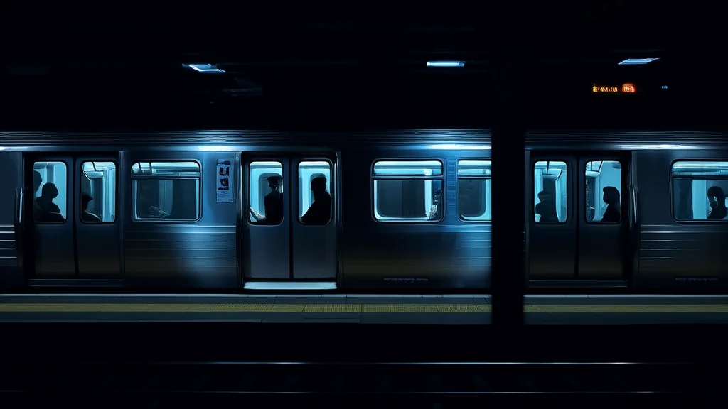 午夜末班车：消失的乘客与凝视的女孩 - Weird Tales Illustration