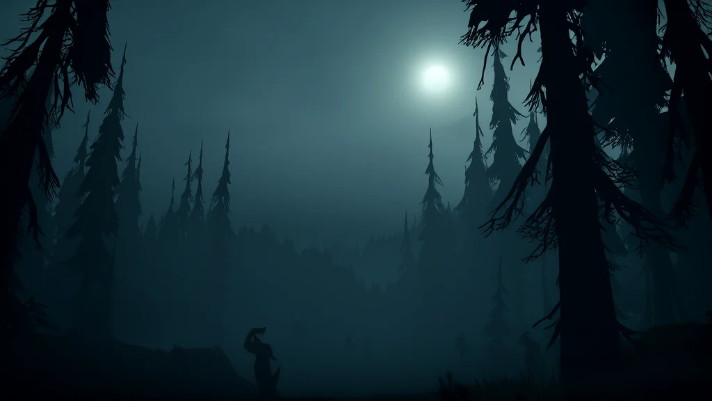 The Whisper of December: Lost Hikers and the Shadow Beyond the Trees - Weird Tales Illustration