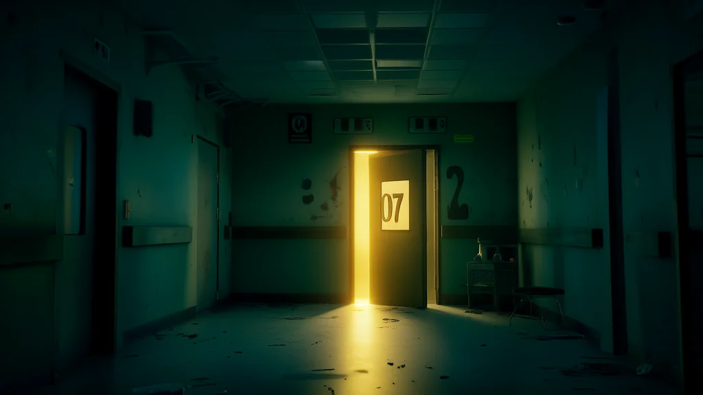 深夜医院07号病房的诡异低语 - Weird Tales Illustration