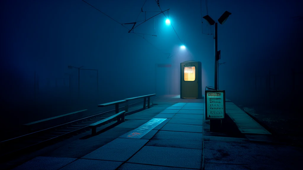 The 11:47 PM Train That Never Existed and the Man Who Waited Forever - Weird Tales Illustration