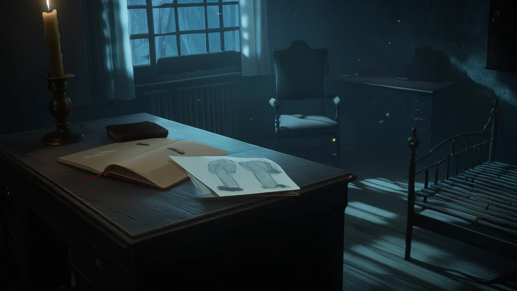 父亲日记里的影子秘密 - Weird Tales Illustration