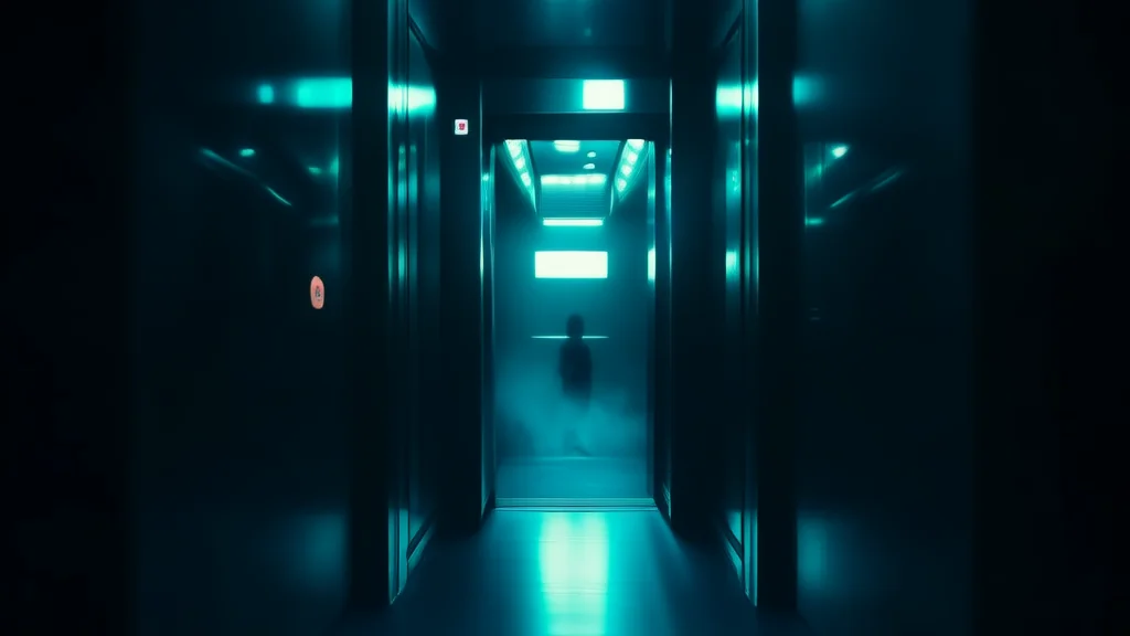 电梯里的影子，15层的迷雾 - Weird Tales Illustration