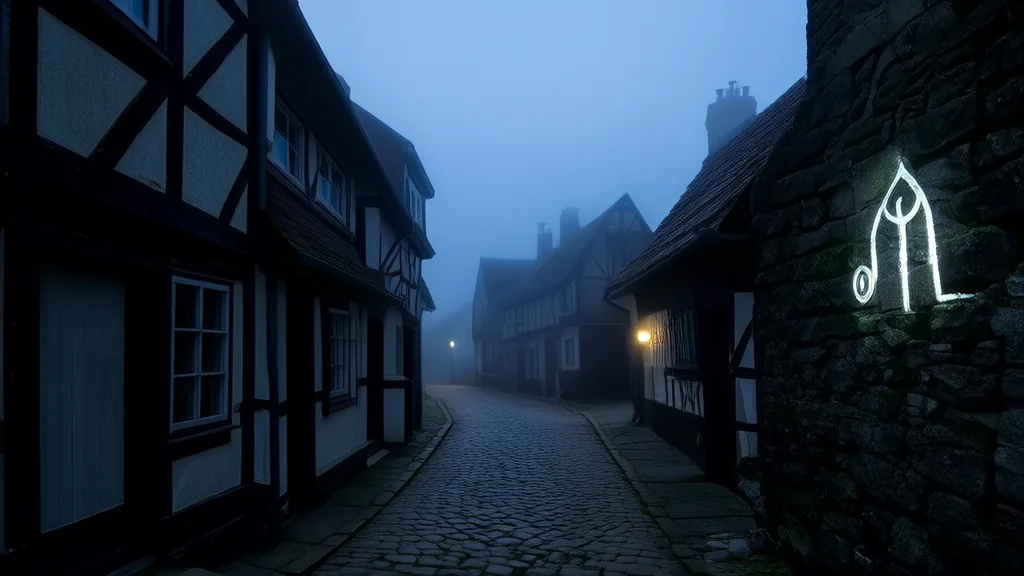 The Secret Circle of Eldermere: Whispers in the Fog and a Symbol That Shouldn't Exist - Weird Tales Illustration