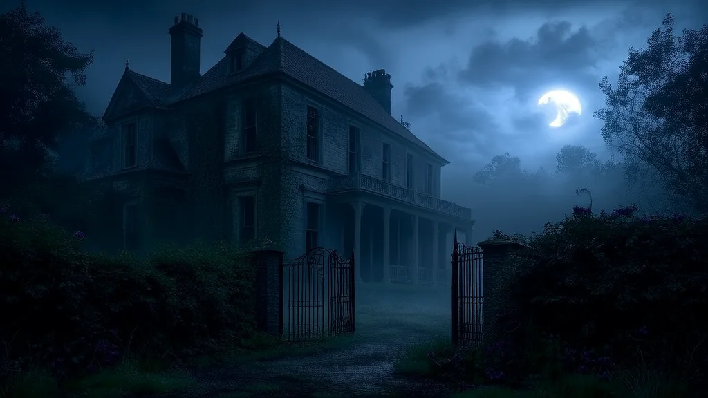 The Whispering Mansion and the Artist Who Never Returned - Weird Tales Illustration