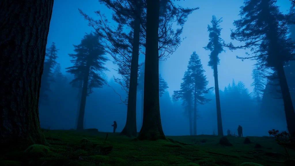 Whispers in the Woods: The Secret of Hollowbrook and the Creature That Watched from the Shadows - Weird Tales Illustration