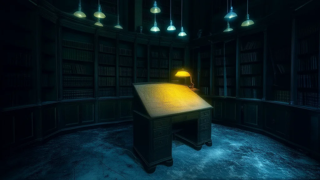 青溪村：消失的村落与无声的影子 - Weird Tales Illustration