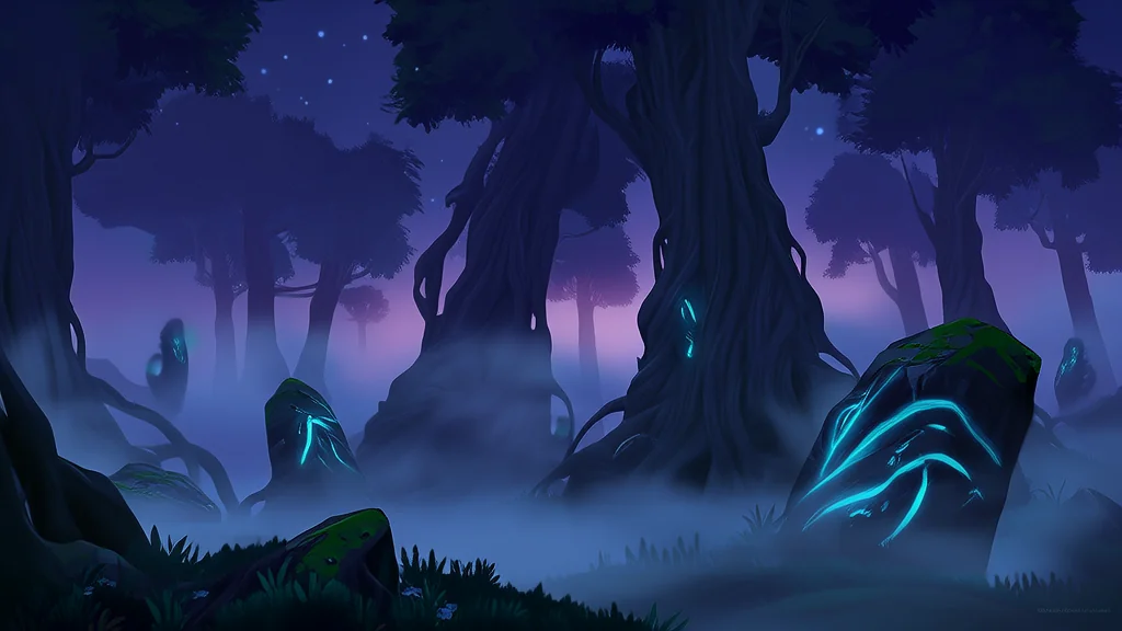 The Whispering Stones of Elmhollow and the Curse That Changed Those Who Touched Them - Weird Tales Illustration