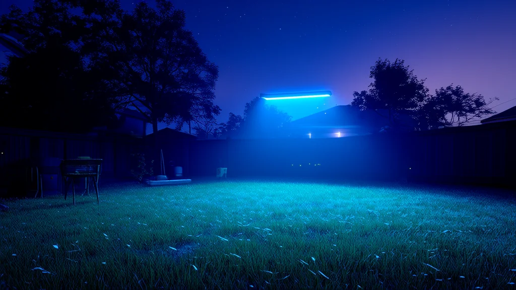 夏末异光：消失的UFO与被抹去的记忆 - Weird Tales Illustration