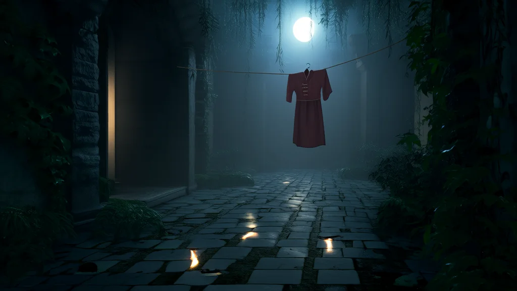 月圆夜，青梧居的歌声与旗袍女子 - Weird Tales Illustration