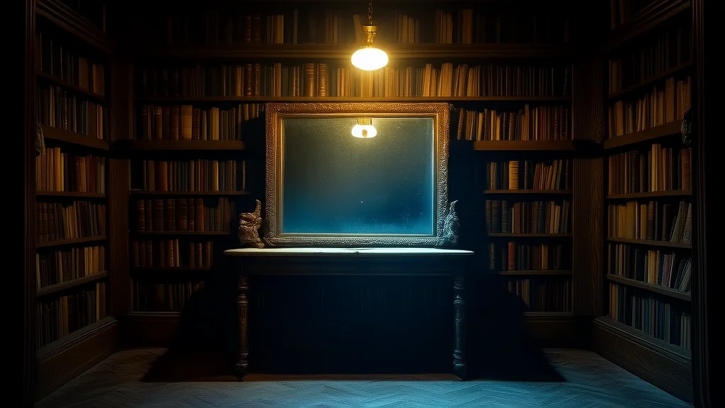 古籍中的镜界：她走进了另一个世界 - Weird Tales Illustration