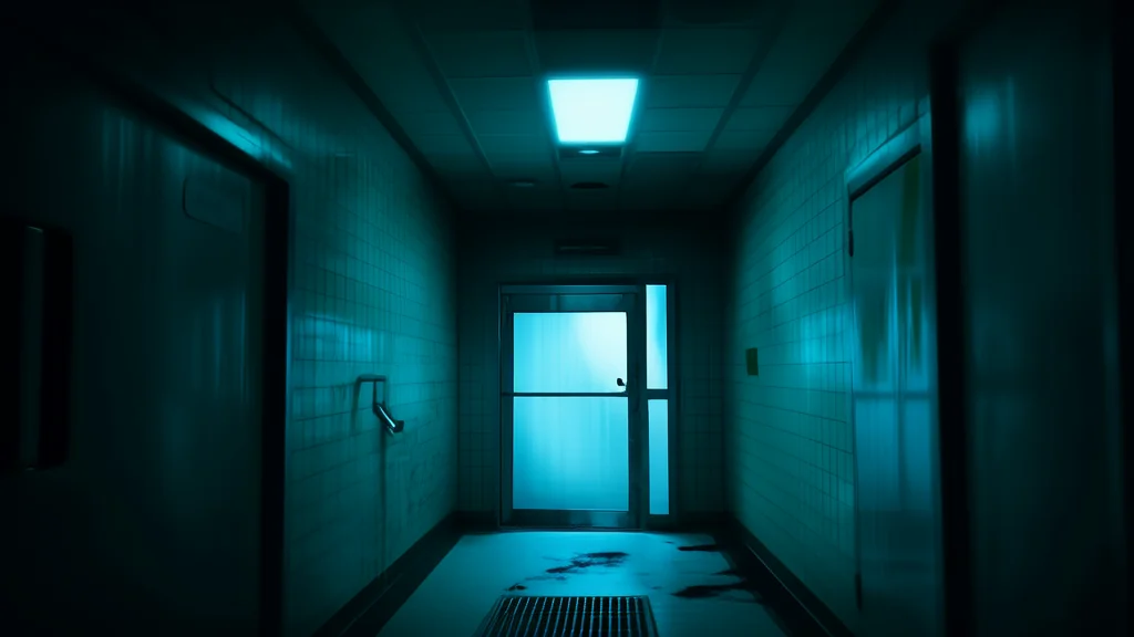 深夜太平间，门后传来低语声 - Weird Tales Illustration