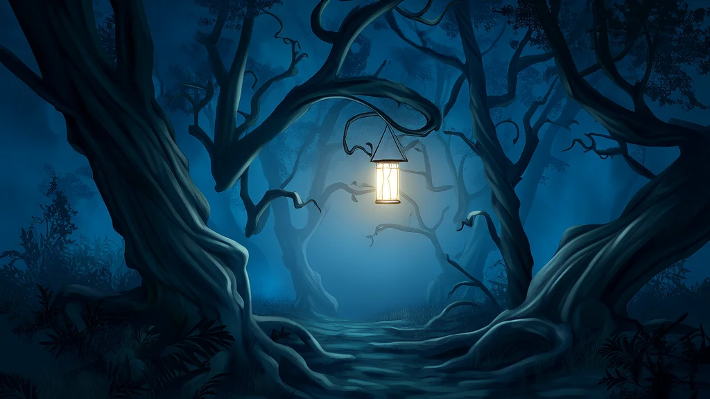 Whispers of Hollow Lane: The Midnight Laughter That Never Fades - Weird Tales Illustration