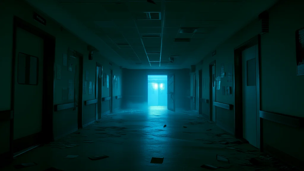 深夜医院的诡异值班表与停尸间的低语 - Weird Tales Illustration