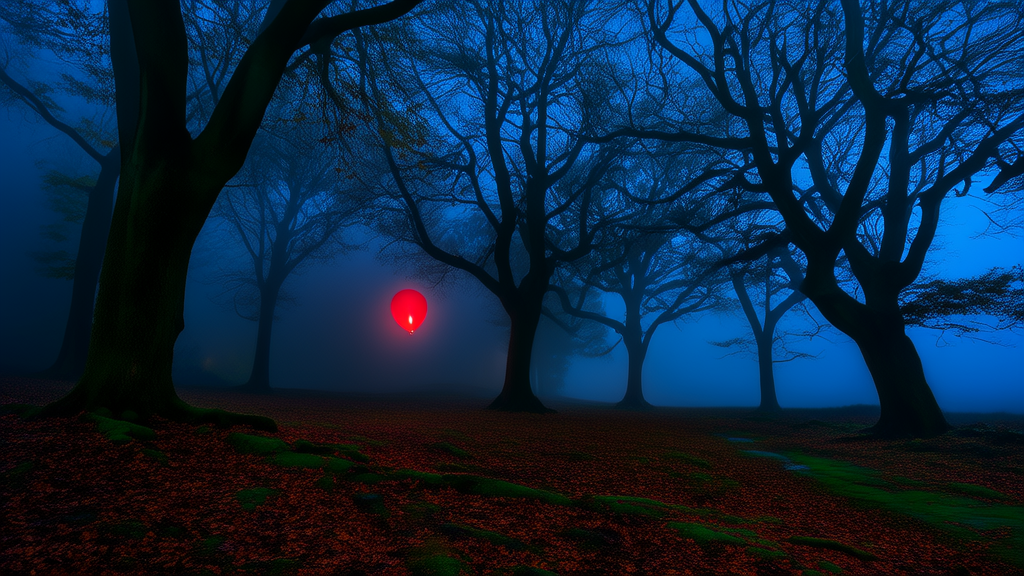 The Vanishing of Eli and the Whispering Woods of Hollowbrook - Weird Tales Illustration