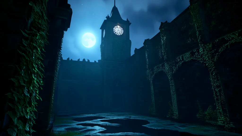 钟楼停在三点零七分，真相藏在镜中 - Weird Tales Illustration