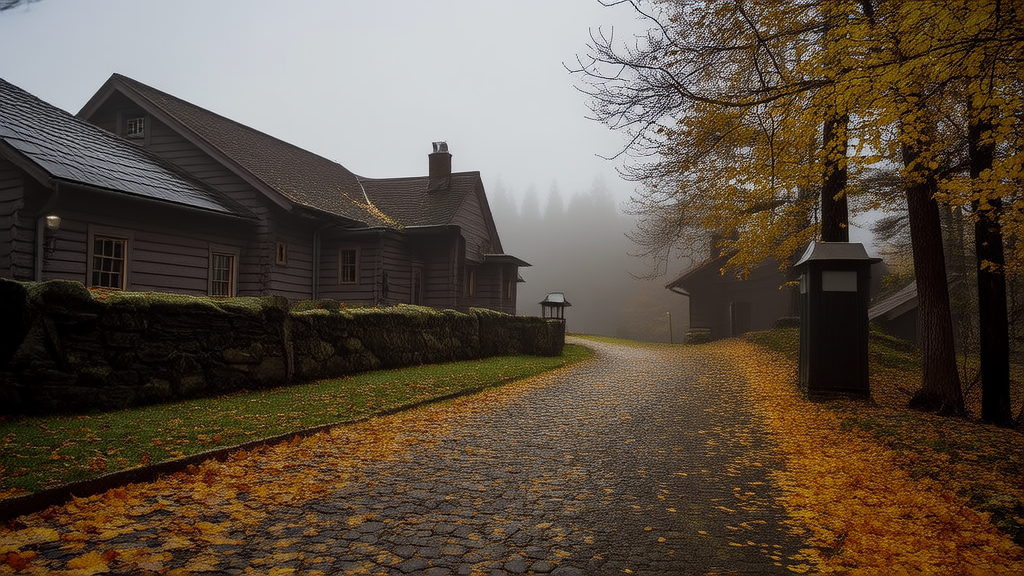 The Silent Hills of Elmsworth and the Vanishing Children - Weird Tales Illustration
