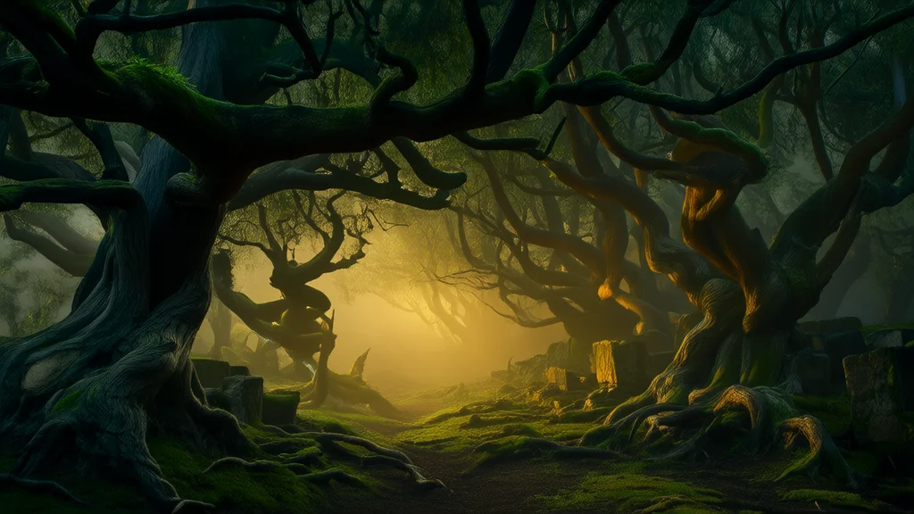 The Secret of Black Hollow and the Boy Who Knew Too Much - Weird Tales Illustration