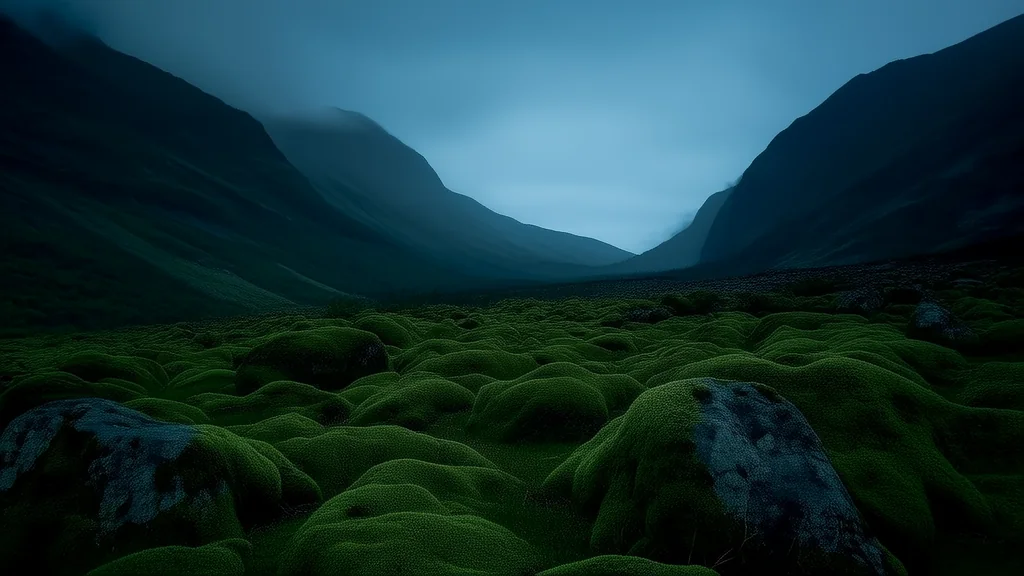 The Whispering Mountains and the Unspoken Secrets of Black Hollow - Weird Tales Illustration