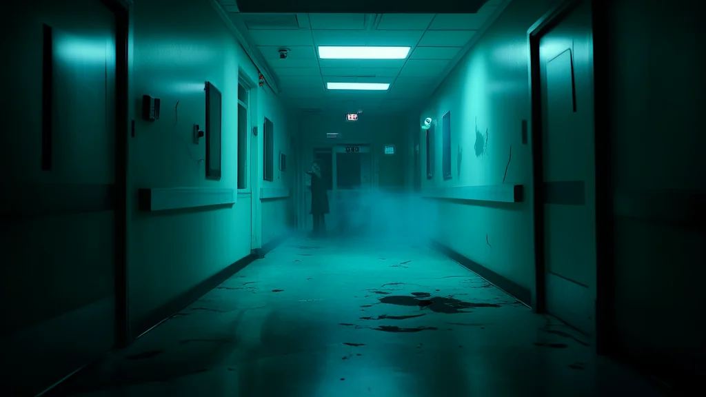 深夜走廊的低语与消失的病历 - Weird Tales Illustration