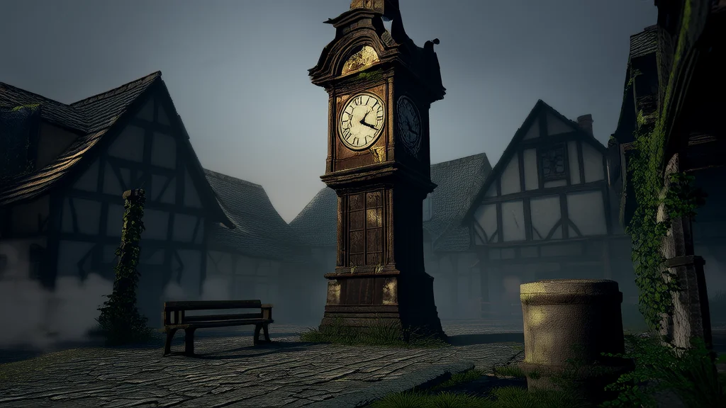 The Clock That Stopped at 3:17 and the Secret It Never Told - Weird Tales Illustration