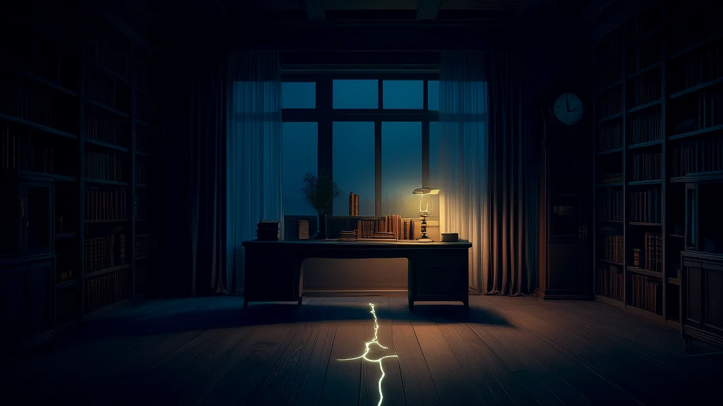 当钟声响起时，他看见了另一个自己 - Weird Tales Illustration