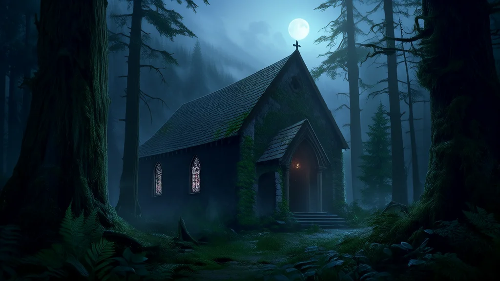 镜楼谜影：照出心底恐惧的镜子 - Weird Tales Illustration