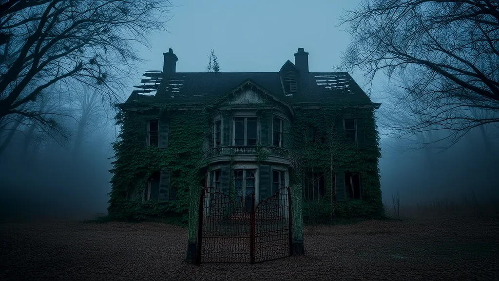 The Whispering Walls of the Forgotten Hollow House - Weird Tales Illustration