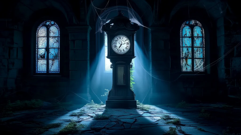 月圆钟声谜，废弃钟楼惊现古老预言 - Weird Tales Illustration