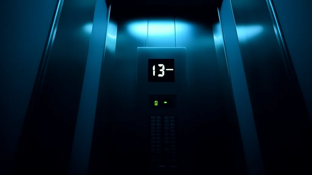 深夜电梯里的低语：别回头 - Weird Tales Illustration