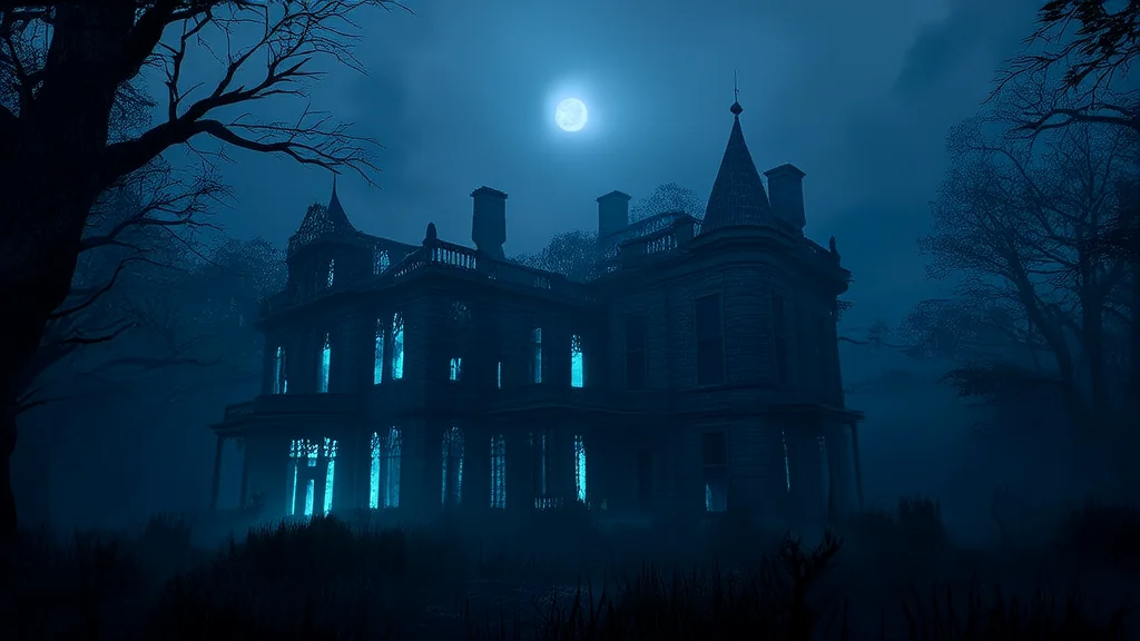 The Whispering Walls of Elmsworth's Forgotten Mansion - Weird Tales Illustration